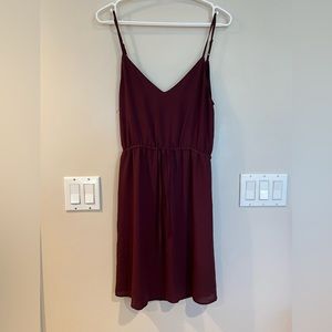 Babaton Maroon Dress